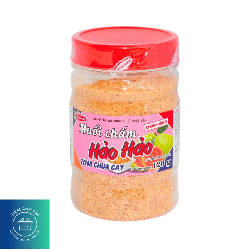 Muối chấm Hảo Hảo tôm chua cay hũ 120g