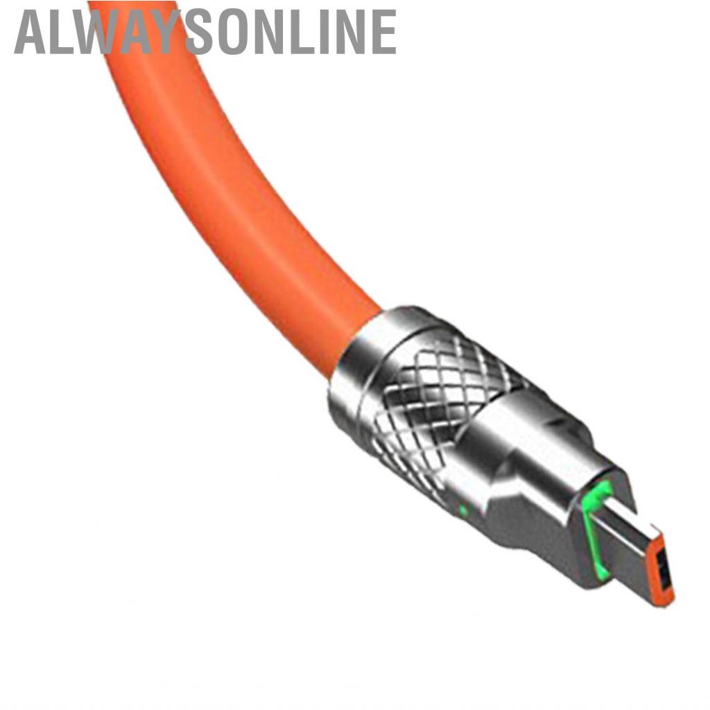 Alwaysonline 3.94ft 120W 3 In 1 Charging Cord For IOS Interface TYPE C Hot