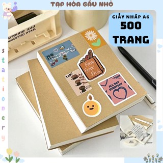  Tập giấy nháp A6 500 trang giấy nháp siêu dày  taphoagaunho  