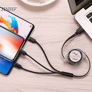 Dây Cáp Sạc Nhanh usb Đa Năng 3 Trong 1 Cho iphone & android