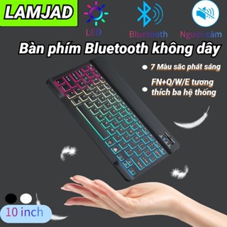 Bàn Phím Bluetooth Không Dây Có Đèn LED,bàn Phím Không Dây Của Văn Phòng Sạc Tiện Lợi,Phù Hợp Với Máy Tính Bảng Di Động