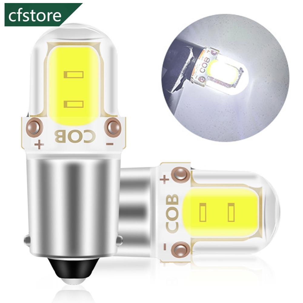 Set 2 Đèn led cob ba9s 2 Bóng 3w Ánh Sáng Trắng 6000k M4 X 2 Chuyên Dụng Cho Xe Hơi