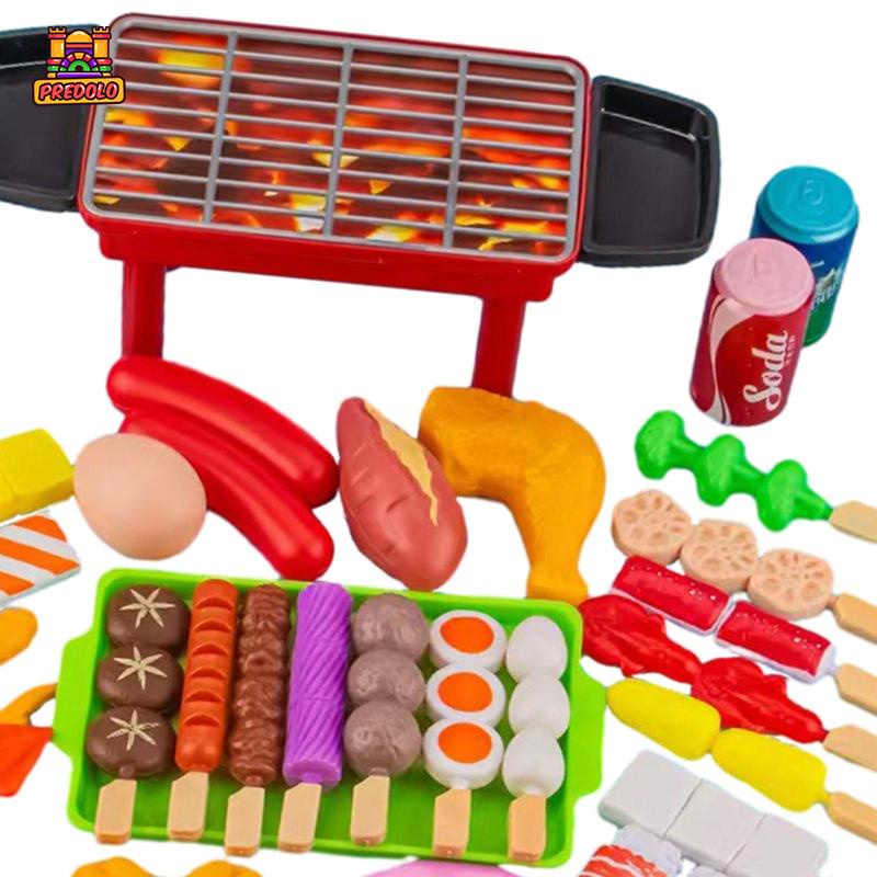 Bộ Đồ Chơi Bếp Nướng Thịt bbq Ngoài Trời Dành Cho Trẻ Em