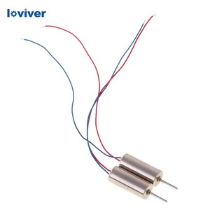 [Loviver] Loviver 2 chiếc 7x16mm DC 3.7V 45000RPM Động cơ không lõi Mini tốc độ cao Drone Quadcopter