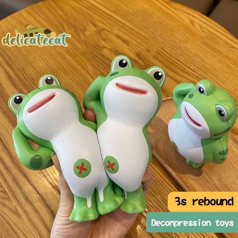 Đồ Chơi Nắn Bóp Đàn Hồi Giảm Stress Hình Chú Ếch Hoạt Hình