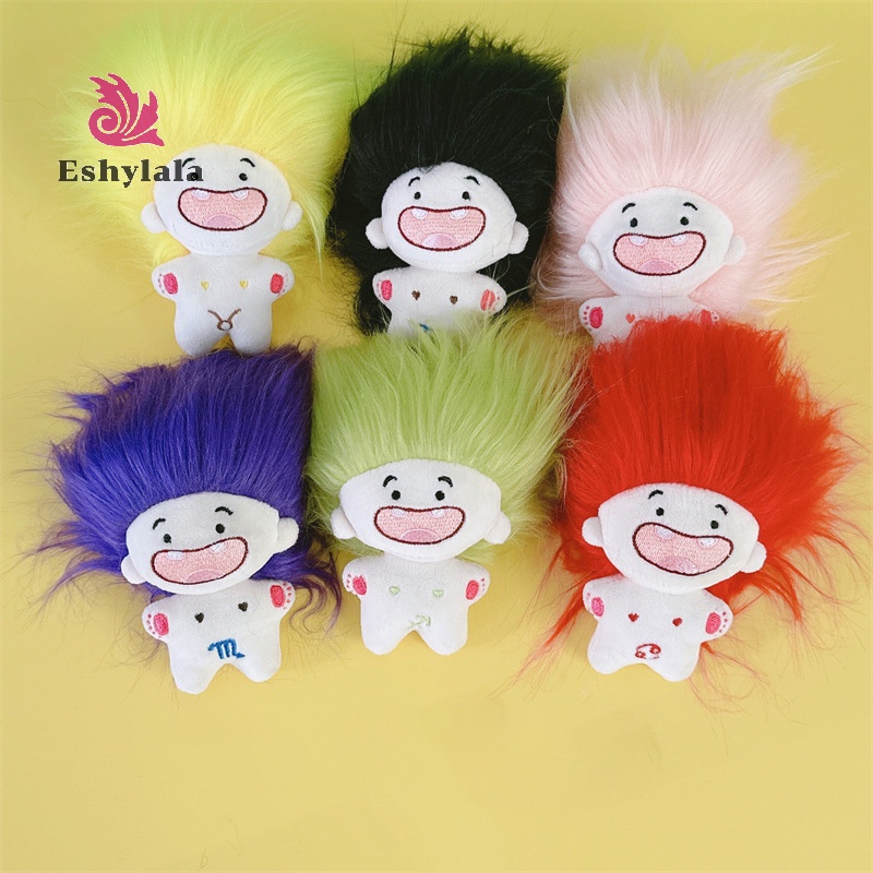 Búp Bê Nhồi Bông eshylala 12 Cung Hoàng Đạo Hoạt Hình Sáng Tạo Dễ Thương 4.7 inches