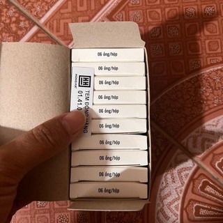 combo 60 ống mực(Hộp Mực Ống Màu Xanh Đen Tím 3479 Hồng Hà = 60 Ống Mực) hàng đẹp