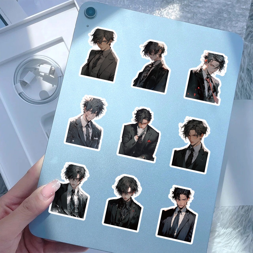 Bộ 60 Miếng Dán Trang Trí Mũ Bảo Hiểm / Bút Chì Họa Tiết Hoạt Hình graffiti Độc Đáo