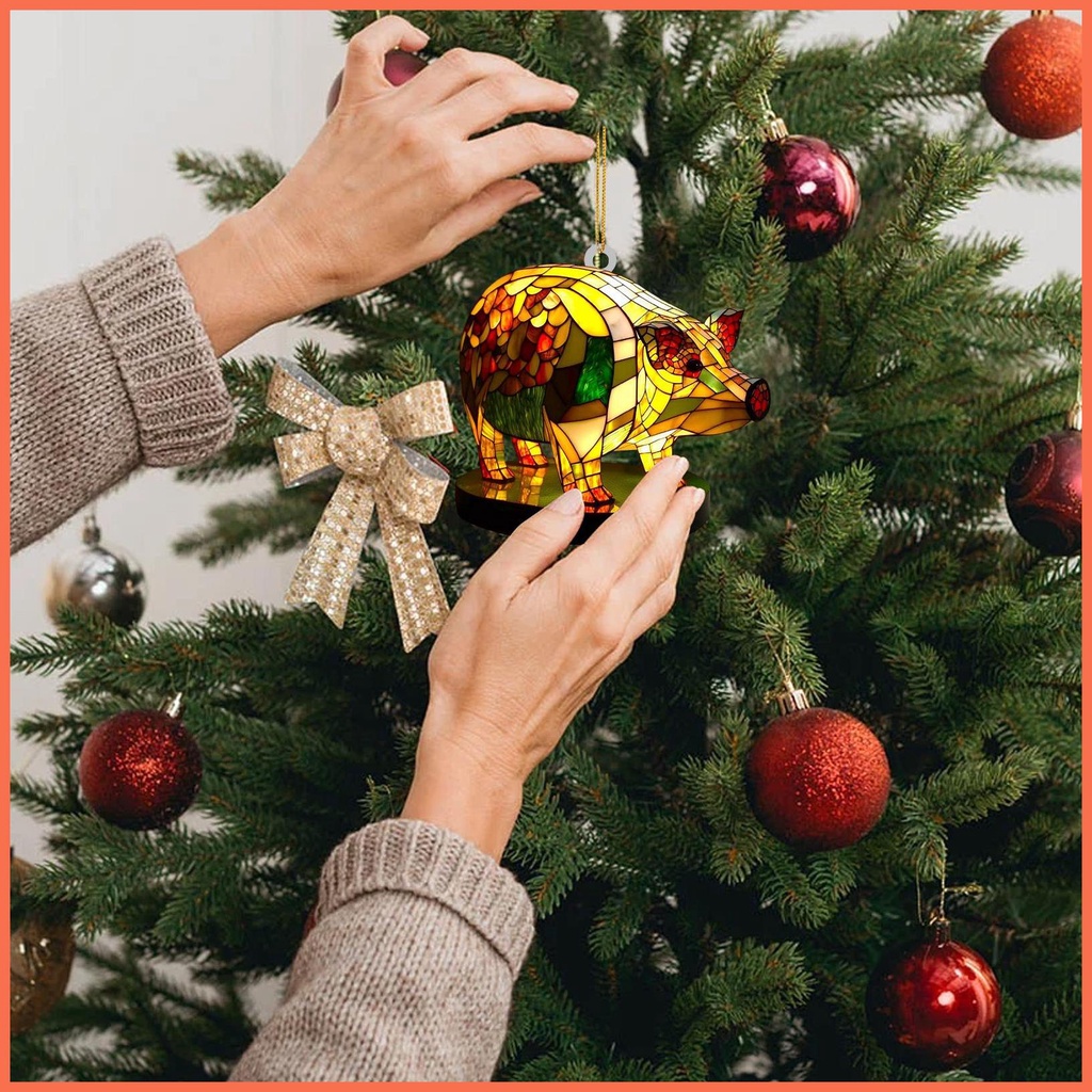 Gương Chiếu Hậu 2d Hình Động Vật Hoạt Hình Dễ Thương Trang Trí Xe Hơi