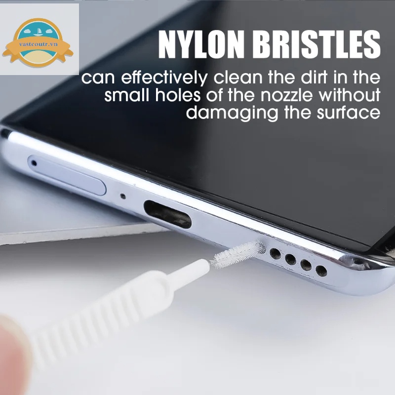 Bộ 10-40 Cọ nylon Dùng Vệ Sinh Bàn Phím Máy Tính Có Thể Tái Sử Dụng vn