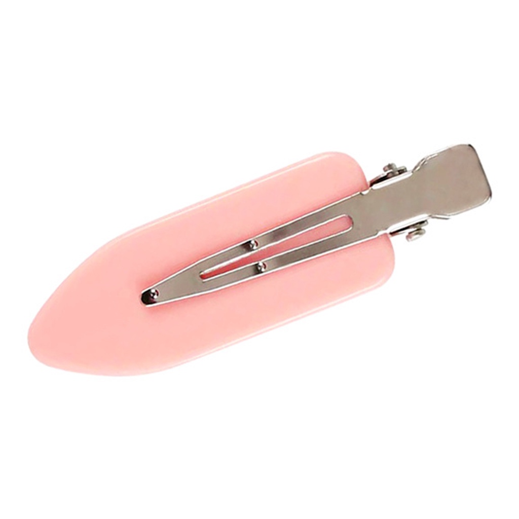 Bộ 4 Kẹp Tóc Không Đường May Siêu Nhẹ Bằng acrylic Màu Sắc Tươi Sáng Dễ Sử Dụng