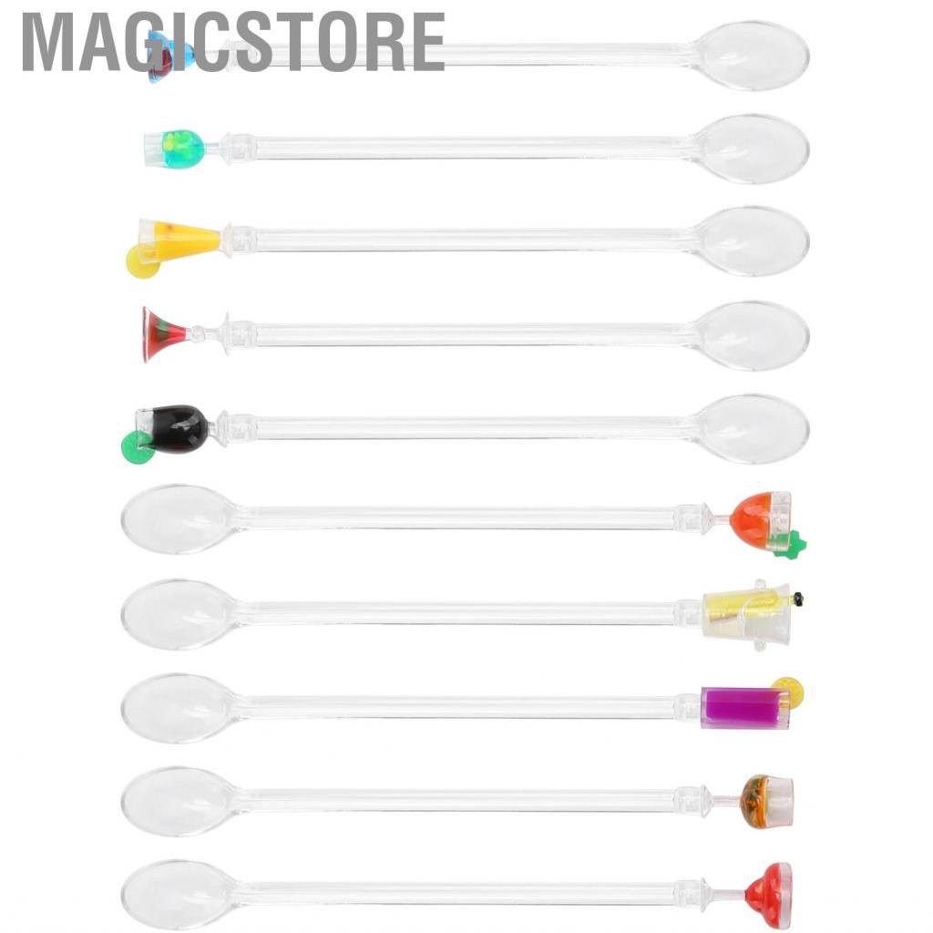 Magicstore 10 X Cute Cocktail Drink Mixer Bar Stirring Mixing Sticks Spoons For Kitchen