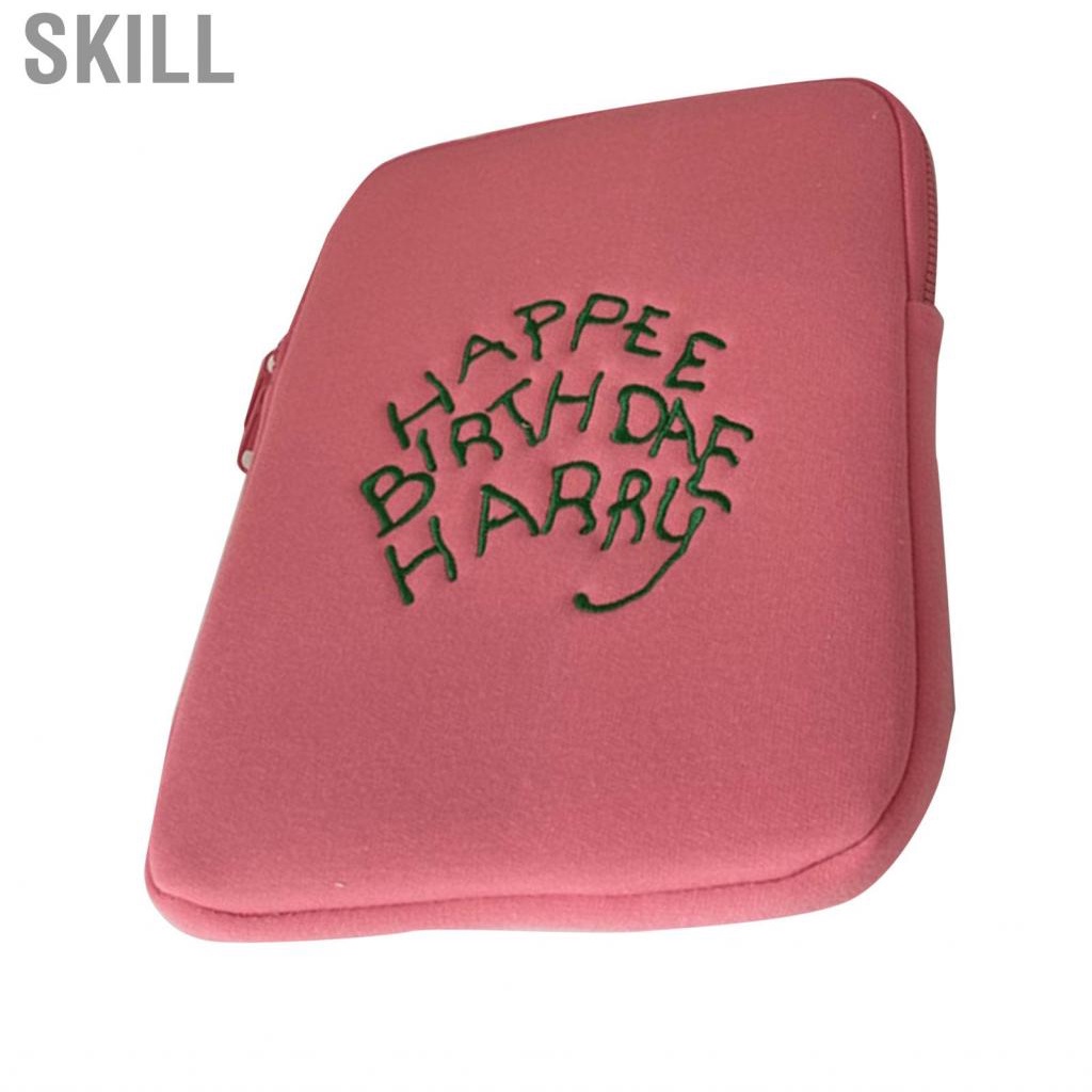 Skill Tablet Bag  Cartoon Style Soft Comfortable Pink Shatterproof Sleeve Case Light Weight for Peripherals