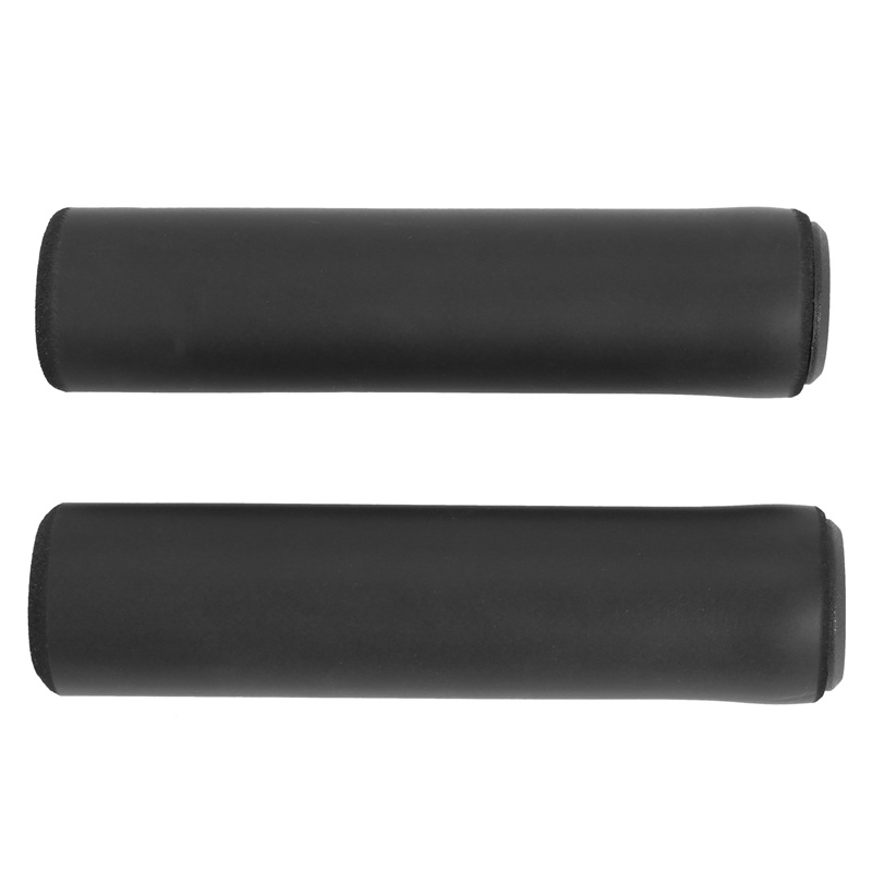 Vỏ Bọc Tay Lái Xe Đạp Leo Núi bmx mtb Bằng Silicon Siêu Nhẹ Màu Đen