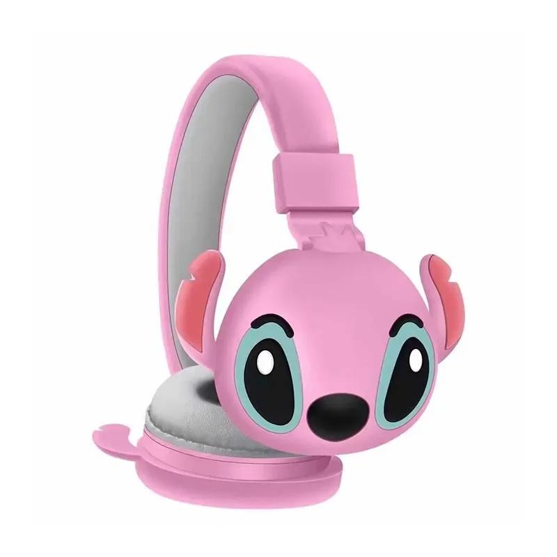 Disney Tai Nghe bluetooth ah-806 hifi Không Dây Âm Thanh Nổi hifi Có mic Hình stitch Cho Trẻ Em