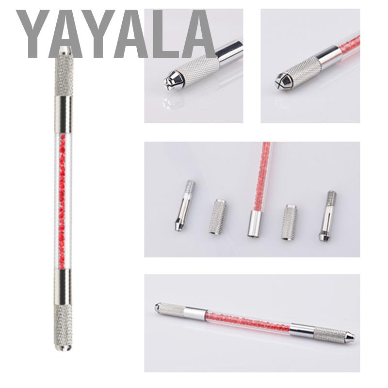 Yayala Manual Microblading Pen Prevent Slipping Traditional Tattoo Tool for Eyebrow Eyeliner
