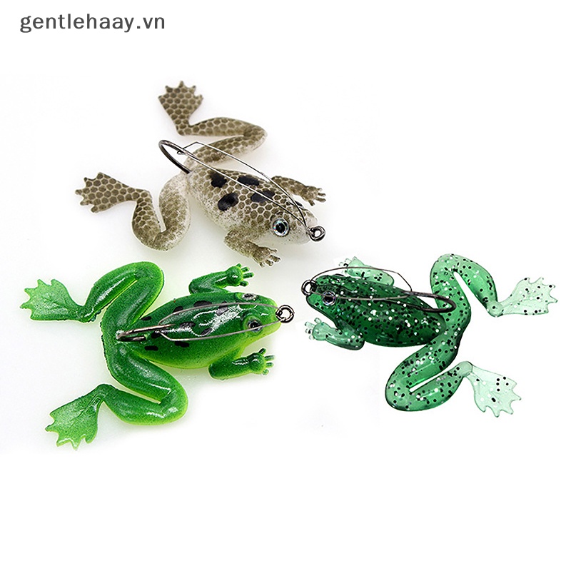 Mồi Câu Cá Giả Hình Ếch Bằng Cao Su Mềm Siêu Bền 4.5g / 6cm vn