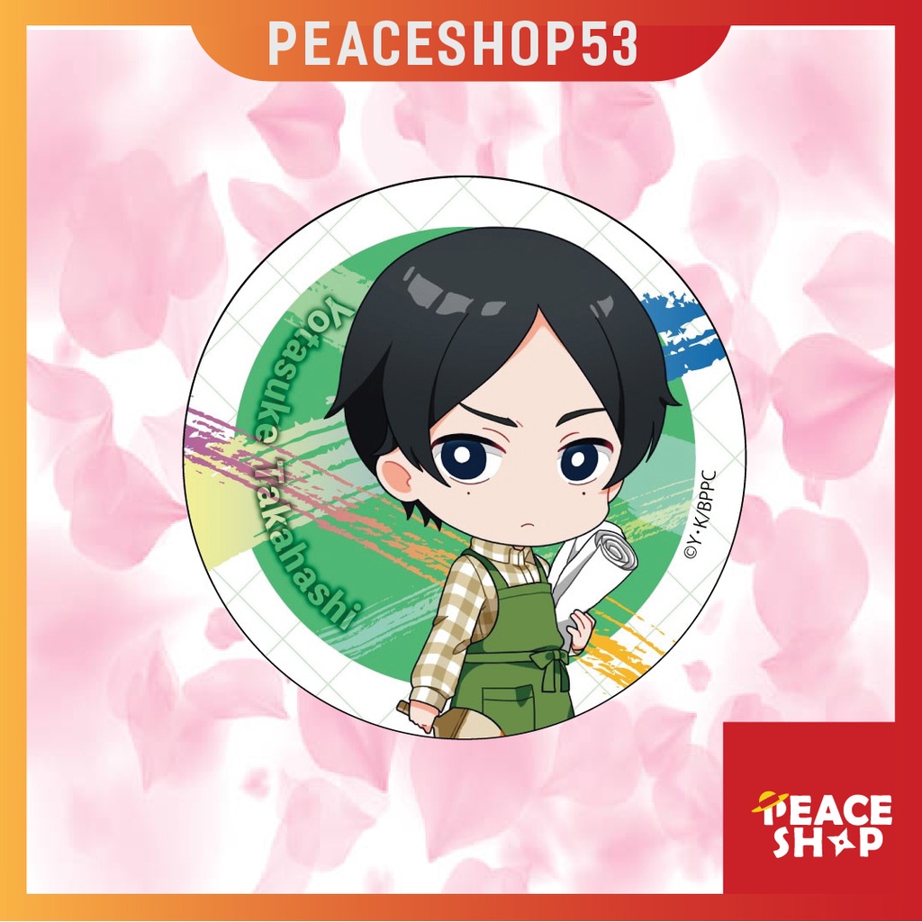 Huy hiệu Blue Period Lấp Lánh Huy Hiệu Anime Blue Period Phụ Kiện Anime Manga Ver 1 HH16