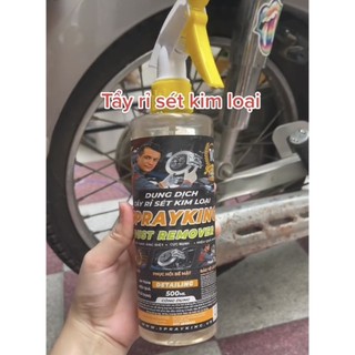 Dung dịch tẩy rỉ sét kim loại - sprayking rust remover 500 ml