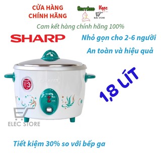 Nồi Cơm Điện SHARP 1.8 Lít nắp rời KSH-D18 Thái Lan (Giao Màu Ngẫu Nhiên)