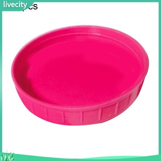 （livecity）Bộ 20 Nắp Đậy Bằng Nhựa Cho Lọ Thủy Tinh / Kẹo / Thực Phẩm