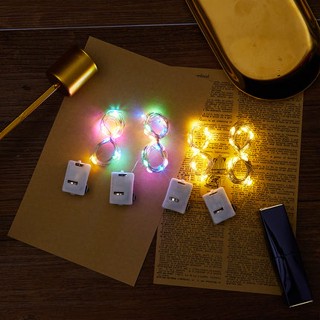 Đèn Led SAHA Dài 1 Mét Trang Trí Fairylight Đom Đóm Dùng Trang Trí Hộp Quà Bàn học, Decor Có Sẵn Pin