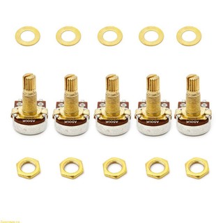 Bộ 5 chiết áp a500k tạo hiệu ứng âm lượng cho đàn guitar điện