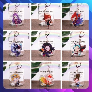 Móc khóa in hình Tướng LOL Liên Minh Huyền Thoại tốc chiến Chibi dễ thương
