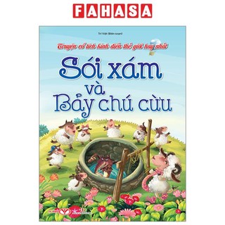 Sách truyện cổ tích kinh điển thế giới hay nhất - sói xám và bảy chú cừu