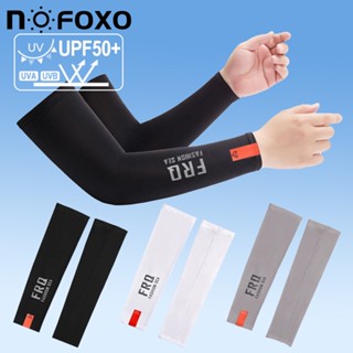 Găng Cánh Tay Chống Nắng Tia UV Vải Lụa Lạnh Thoáng Khí Cho Unisex Novoxo UPF50 +