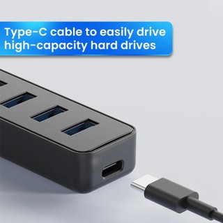 Bộ Chia 4 Cổng USB 3.0 Type C Cho Máy Tính