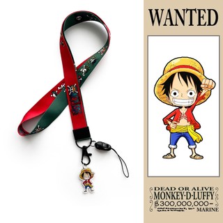 Y&p| dây đeo thẻ one piece nhật bản anime dây đeo móc điện thoại dây đeo thẻ học sinh