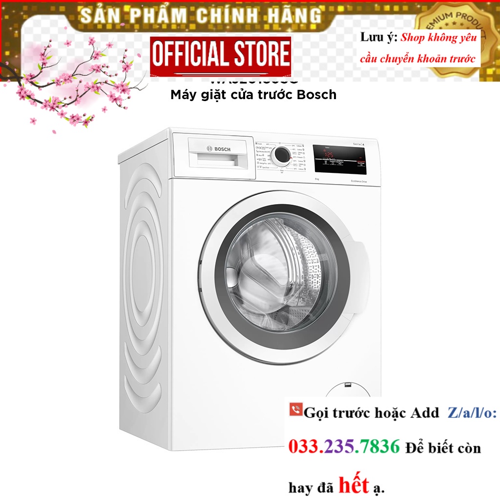 NEW>> Máy Giặt Lồng Ngang 8kg Bosch WAJ20180SG Series 4 .