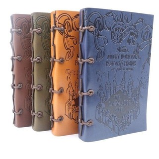 Sổ Tay Giấy Kraft In logo Harry Potter Kiểu Retro