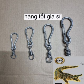 Móc Khóa cổ xích chó chống xoắn inox 304