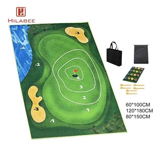Thảm chơi gôn HILABEE, Golf cho người lớn Trẻ em, Bộ trò chơi gôn, Thảm đánh gôn Phụ kiện chơi gôn
