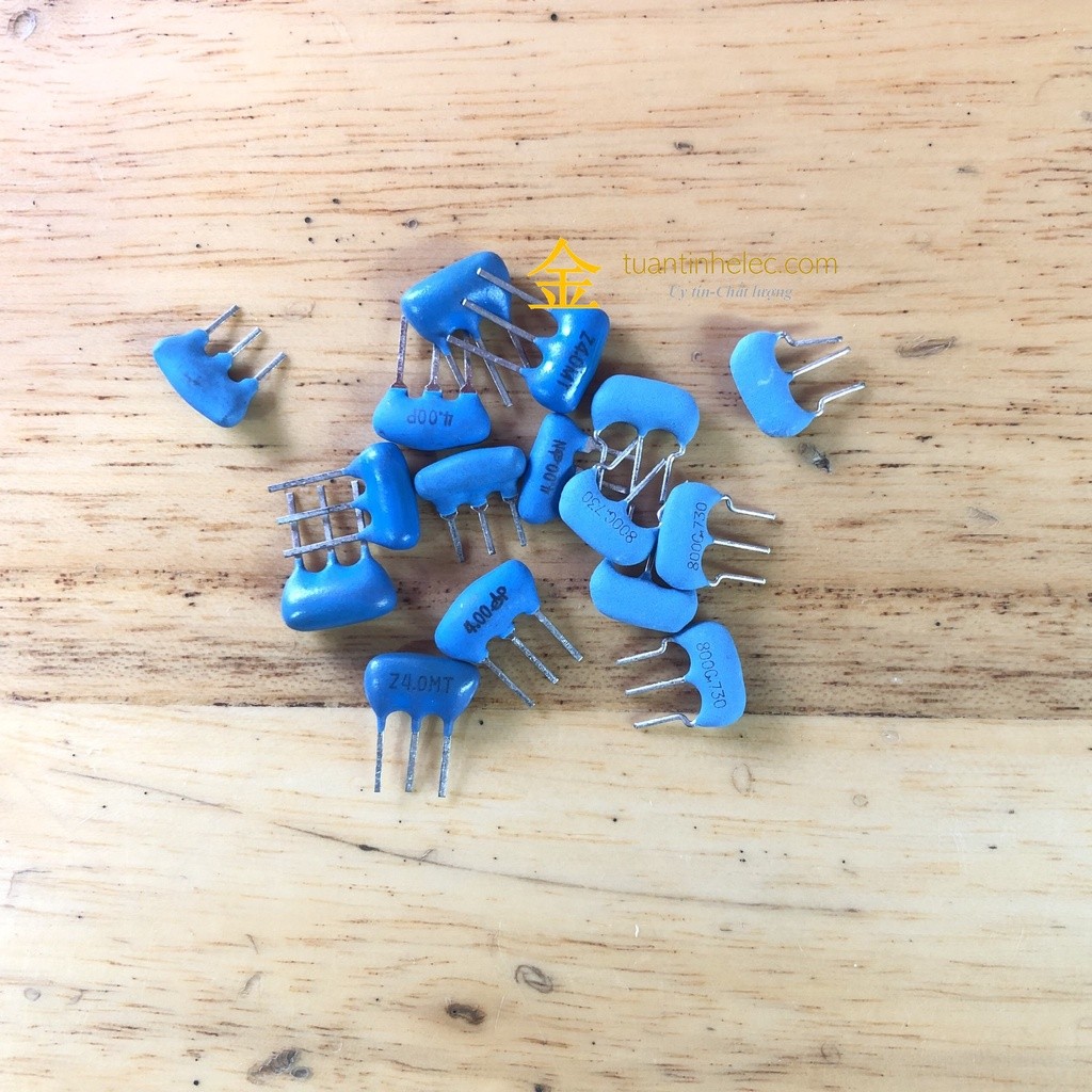 Combo 5 Thạch anh 3 chân 4Mhz, 8Mhz, 12Mhz, 16Mhz