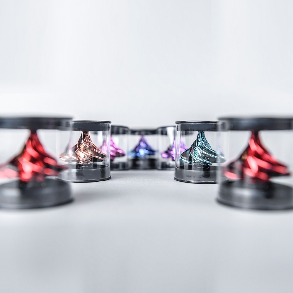 Fingertip Đồ Chơi Con Quay Giảm Căng Thẳng Tự Động Màu Sắc Tươi Sáng Cho Trẻ Em