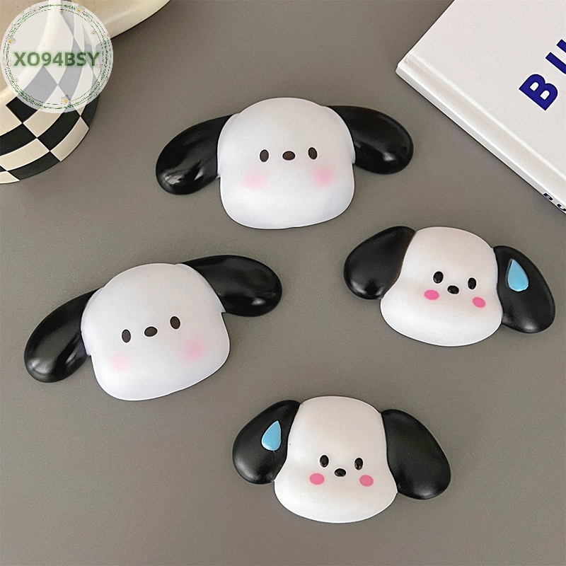 Xo94bsy Miếng Dán Silicon Hình Chú Chó Hoạt Họa 3d Dễ Thương Trang Trí Điện Thoại / Cốc Nước / Máy Tính diy Thích Hợp Làm Quà Tặng Đồ Chơi vn