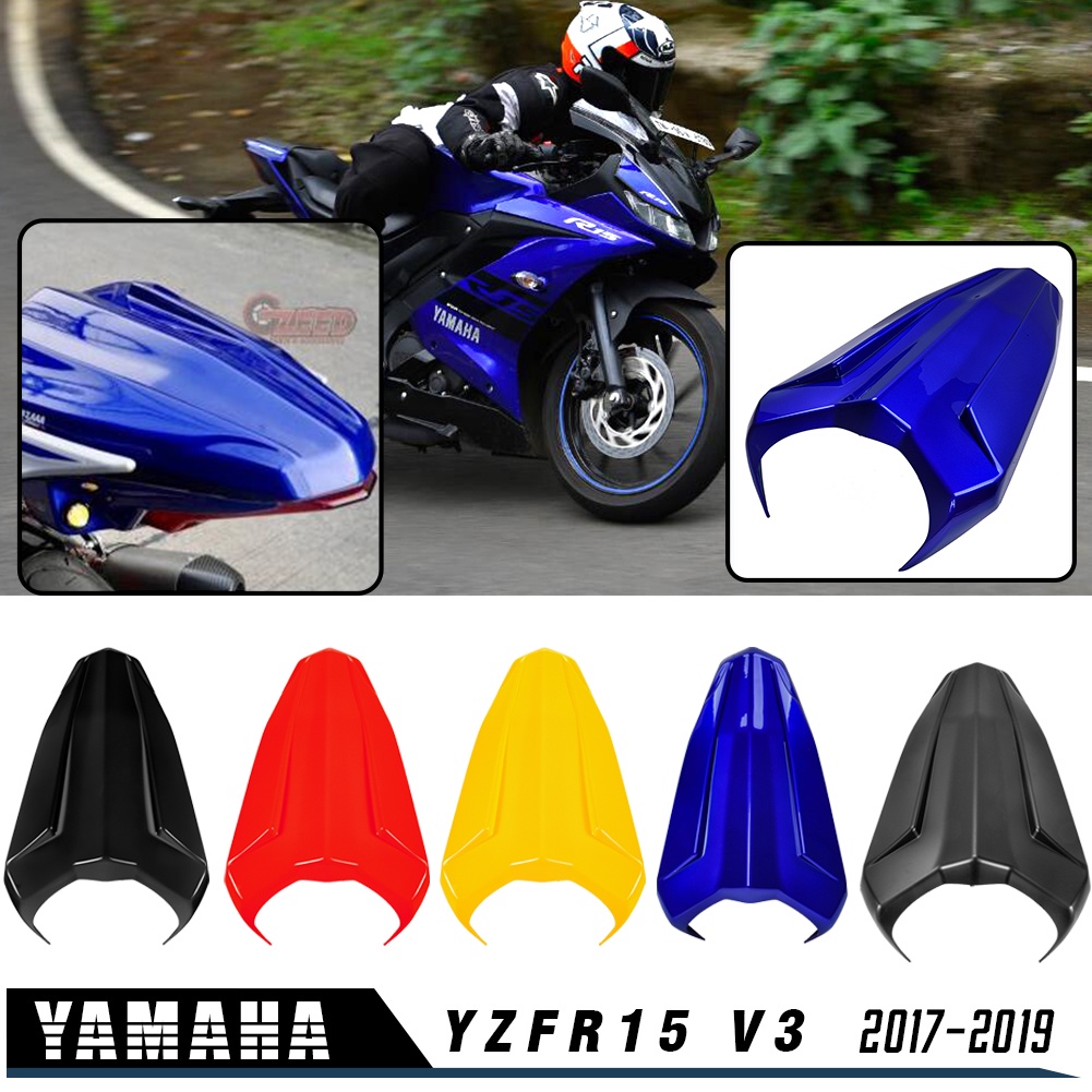 Ljbkoall Ốp Bảo Vệ Yên Sau Xe Mô Tô yamaha yzf r15 v3 yzfr15 v3 2017 2018 2019