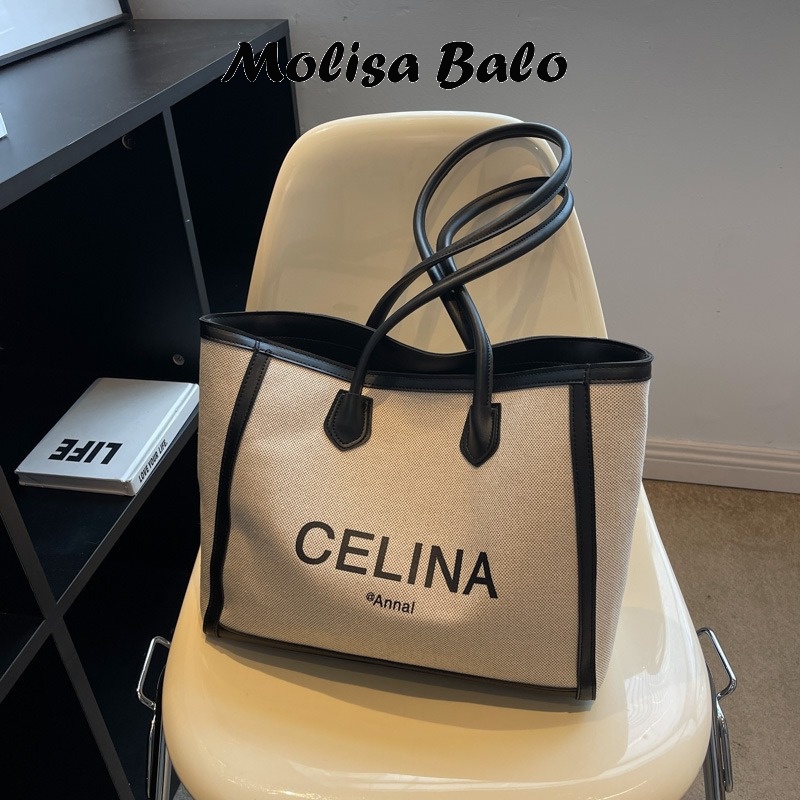 Molisa  túi xách nữ tote công sở văn phòng to đeo vai đi học đi làm 2023NEW  Đẹp Thoải mái Chic Chất lượng cao L99S16O 37Z230910