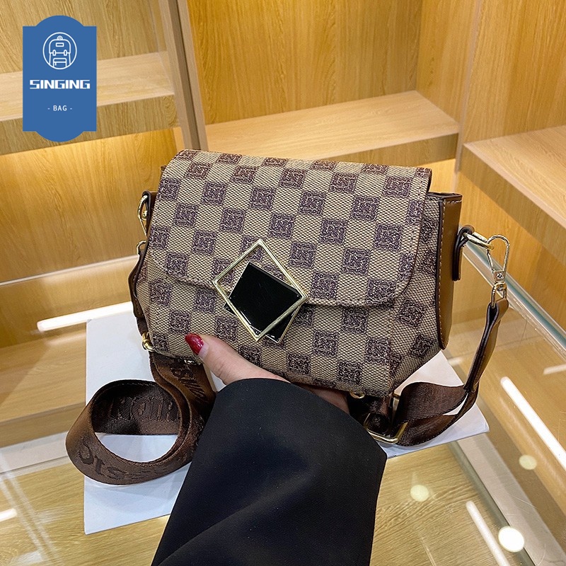 SINGING  túi xách nữ túi đeo chéo  2023NEW  Stylish Cái mới Korean Style Trendy GDJ06I 37Z230911