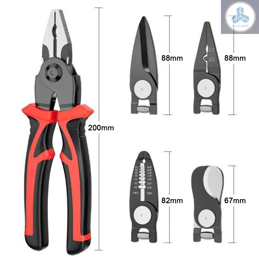 Bộ Kìm Cắt Dây Thép Đa Năng 5 Trong 1 Cho elect tolo-9.3