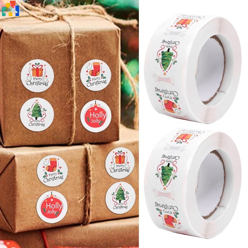 Bộ 500 sticker Dán Trang Trí Giáng Sinh