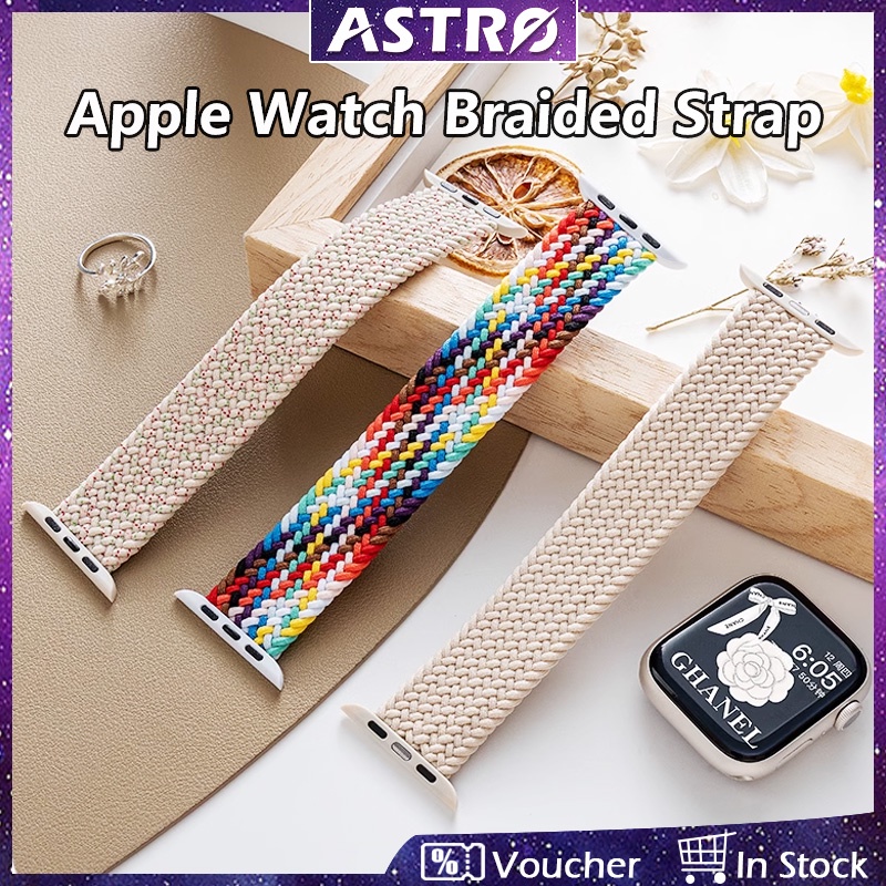 Astro Dây Đeo Đồng Hồ Bằng nylon Co Giãn Cho iwatch series ultra se 8 7 6 5 4 3 2 1 44mm 40mm 42mm 3