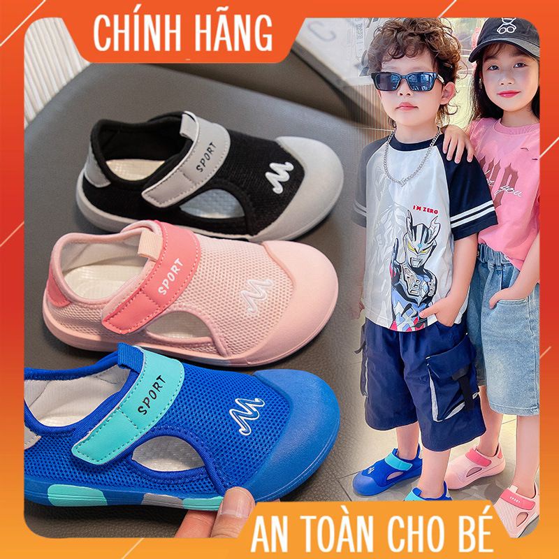 Giày rọ đế mềm phối lưới thoáng Khí Thời Trang Cho Bé 2-8 tuổi F1
