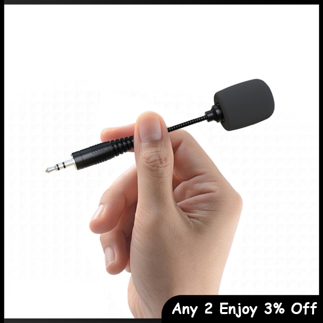 Micro mini jack 3.5mm Chống Ồn Linh Hoạt Cho Điện Thoại / Máy Tính