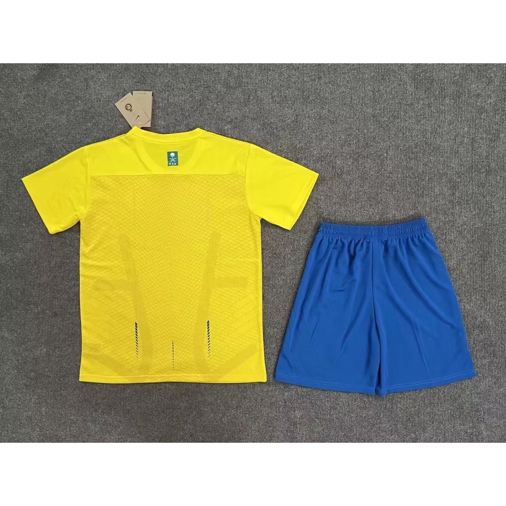 Bộ Quần Áo Thể Thao Bóng Đá Ngắn Tay Đội Nhà al-nassr fc 2324 7 ronaldo