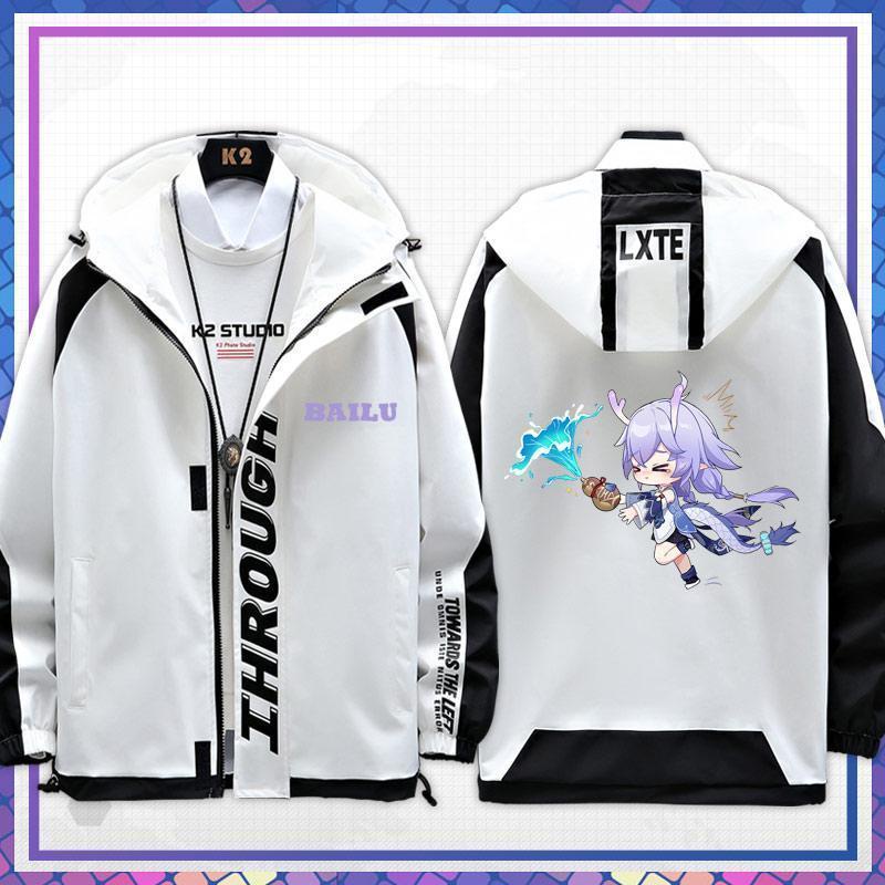 Honkai: Star Rail Bailu game characters around the men and women youth jacket jacket casual popular versatile