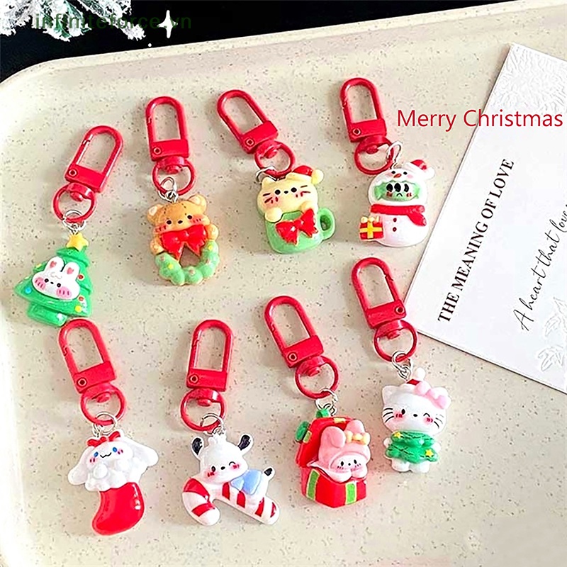 SANRIO  Móc Khóa Hình Búp Bê Hoạt Hình melody cinnamoroll pochacco Trang Trí Ba Lô